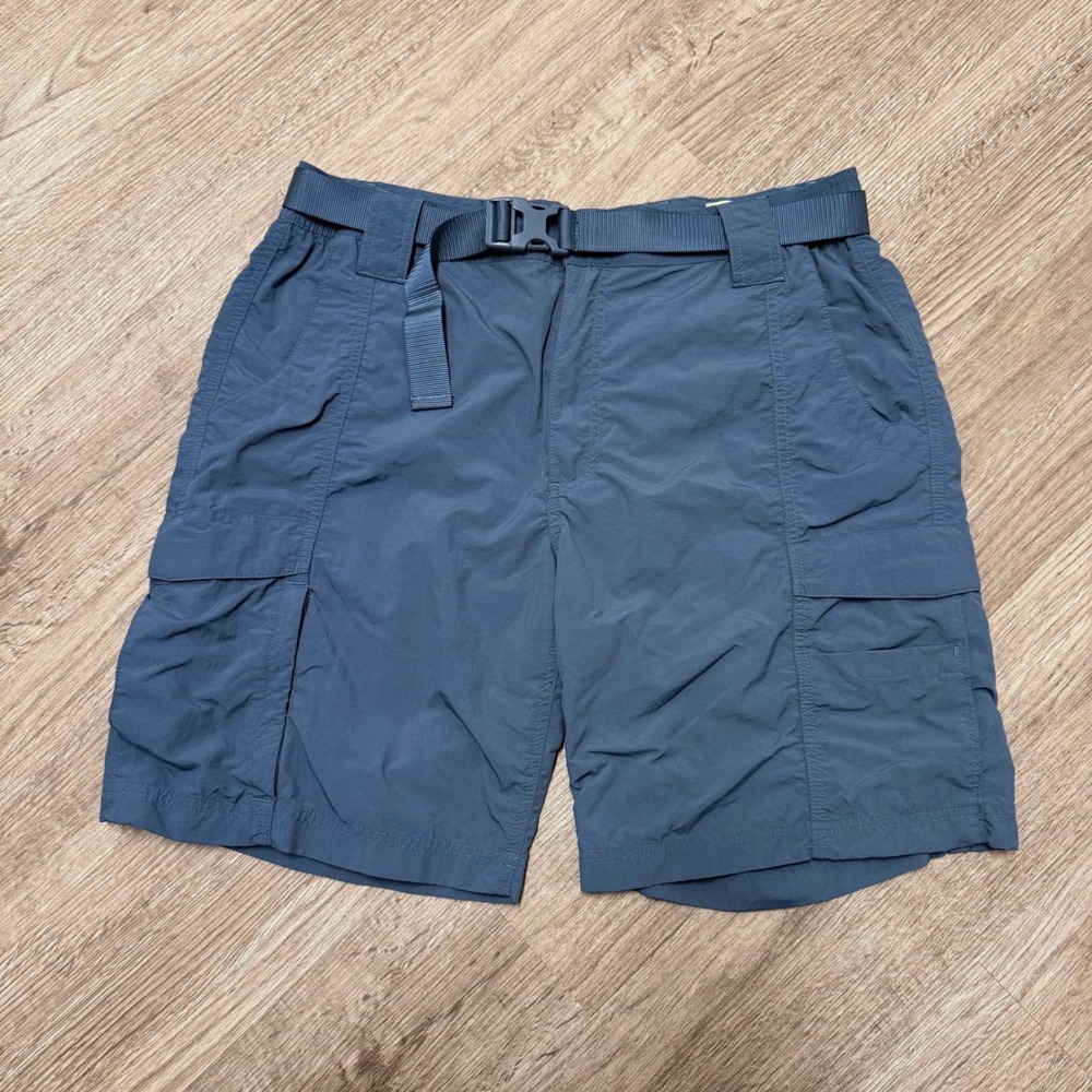 RedHead Mens Blue Nylon Cargo Hiking Shorts Size 36 Belted 612RHS197499SH